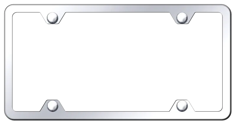 LF.451.C – AUTO GOLD License Plate Frame, 4-Hole Polished Chrome Stainless Steel With Model Specific Hardware And The...